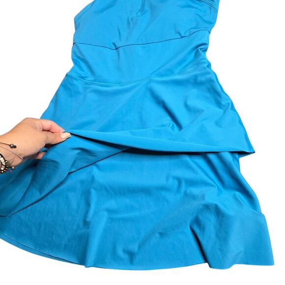 Athleta Blue Break Point Dress Size: M - Picture 3 of 8